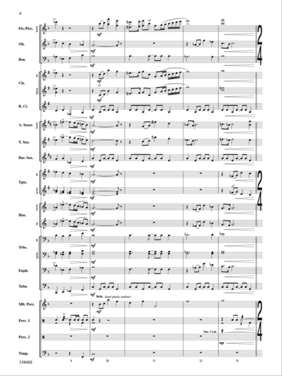 Memor Vita! Memor Vita! Concert Band scores gallery preview page 4