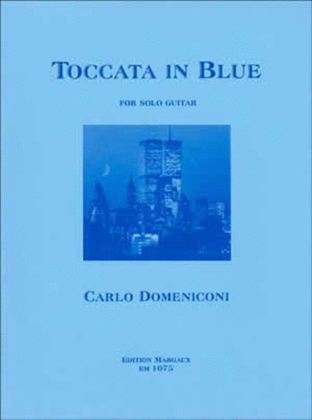 Book cover for Toccata "in blue"