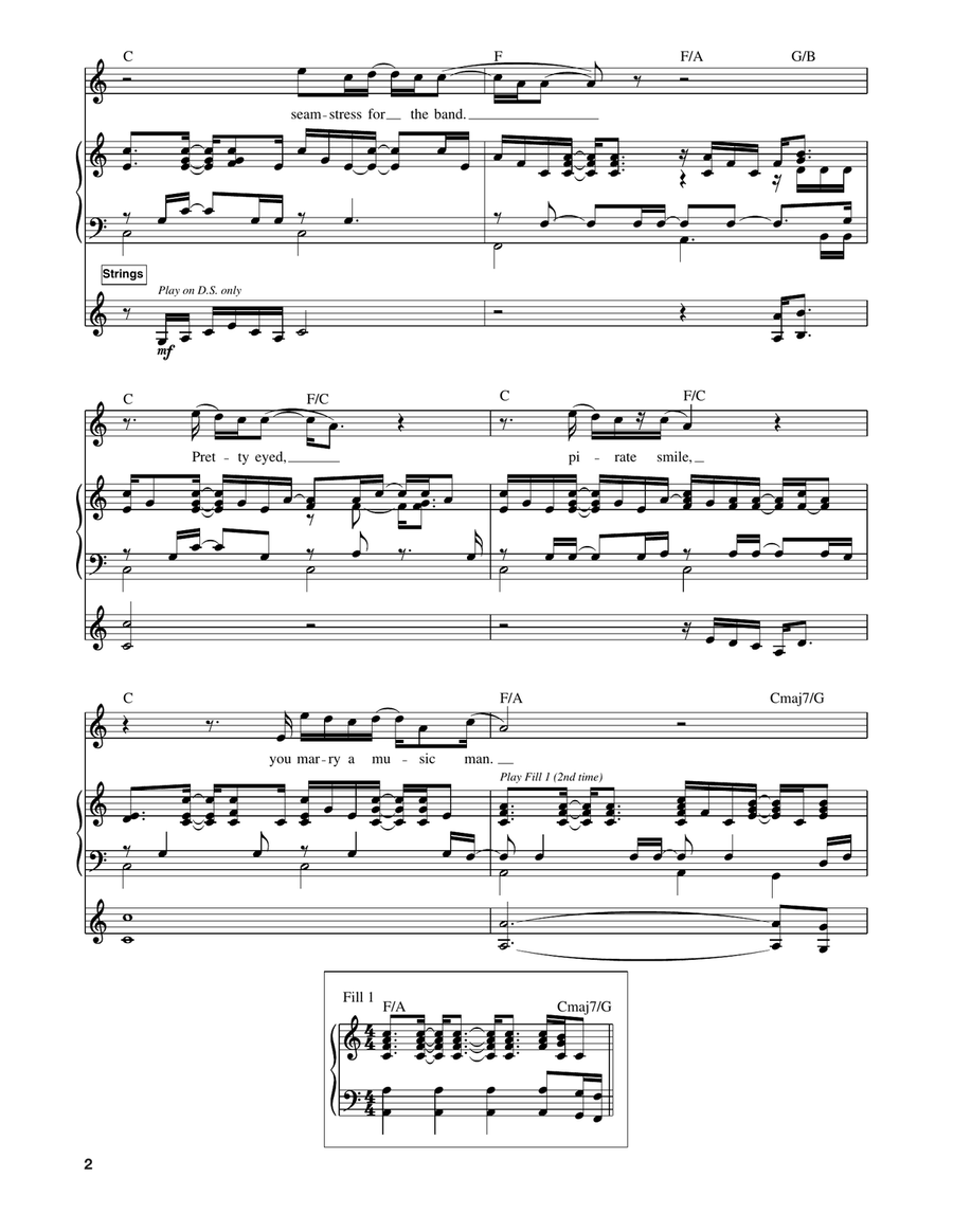 Tiny Dancer Piano, Vocal, Guitar scores gallery preview page 2