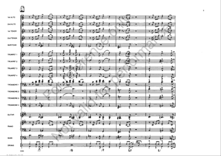 Miners Only Jazz Ensemble scores gallery preview page 4