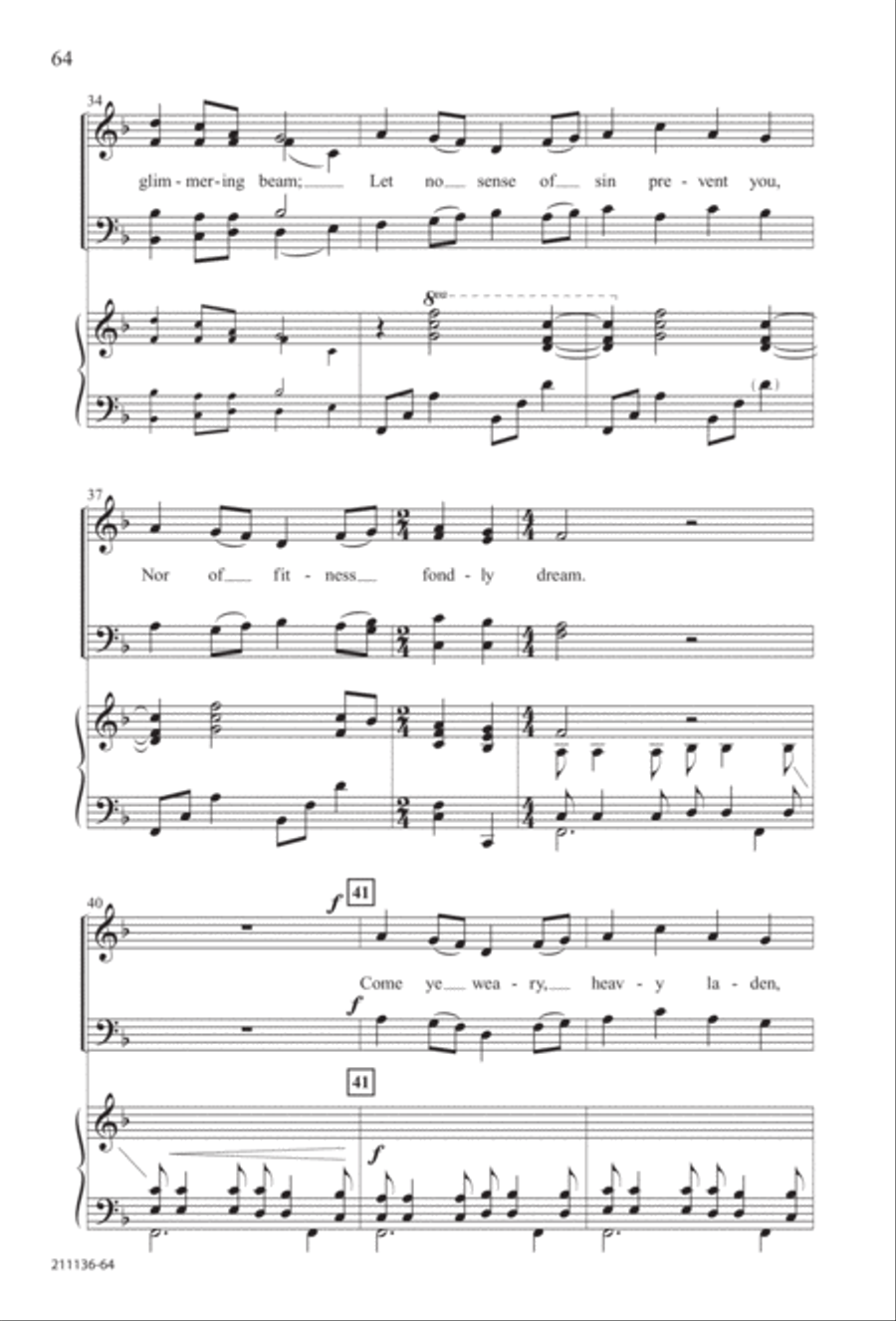 Marching to Zion Marching to Zion 4-Part scores gallery preview page 70