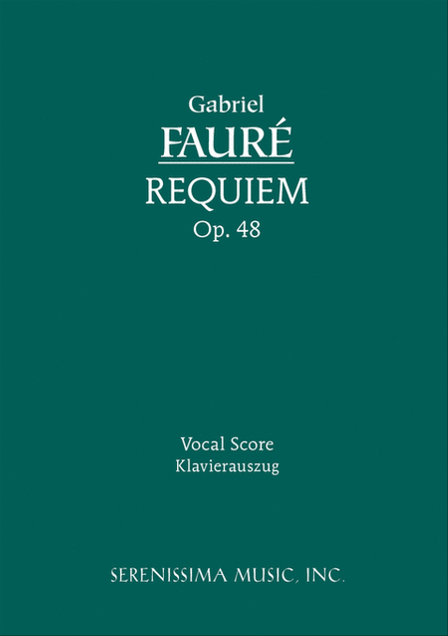 Requiem, Op.48 (1900 version) Choir scores gallery preview page 1