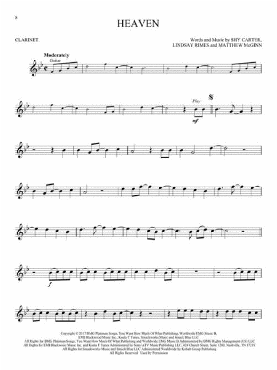 12 Hot Singles 12 Hot Singles Clarinet Solo scores gallery preview page 5