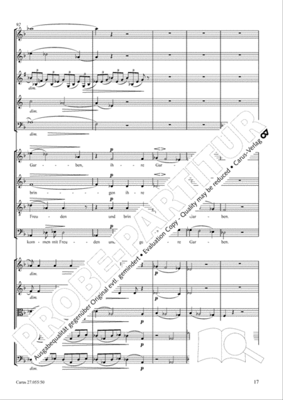 Ein Deutsches Requiem (German Requiem) 4-Part scores gallery preview page 24