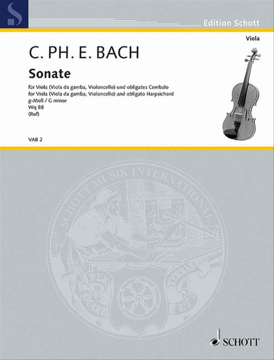 Sonata G Minor Cello scores gallery preview page 1