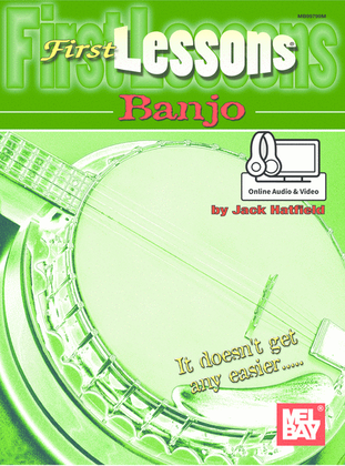 Book cover for First Lessons Banjo