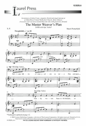 The Master Weaver's Plan