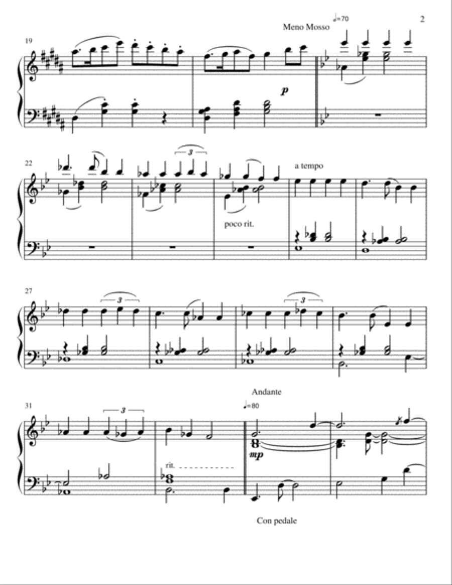Styx`s End Piano Solo scores gallery preview page 2