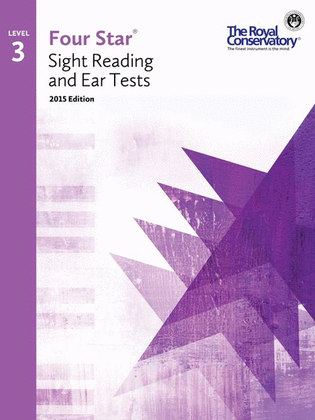 Book cover for Four Star Sight Reading and Ear Tests Level 3