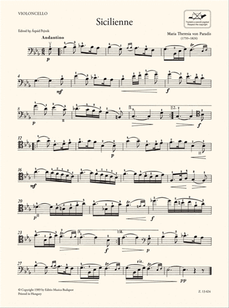 Sicilienne Sicilienne Piano Accompaniment scores gallery preview page 3