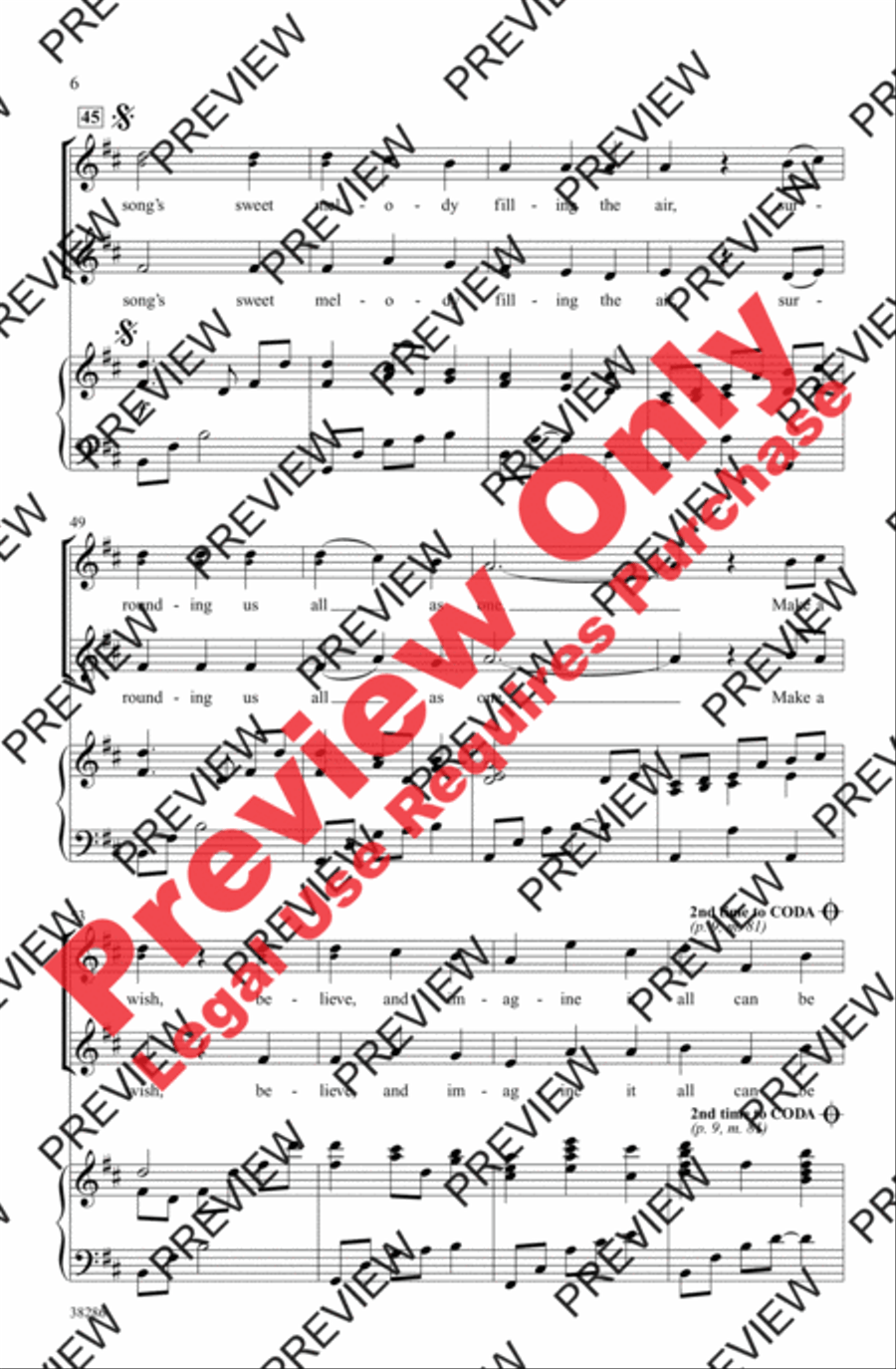 Imagine a World - SoundTrax CD (CD only) Choir scores gallery preview page 6