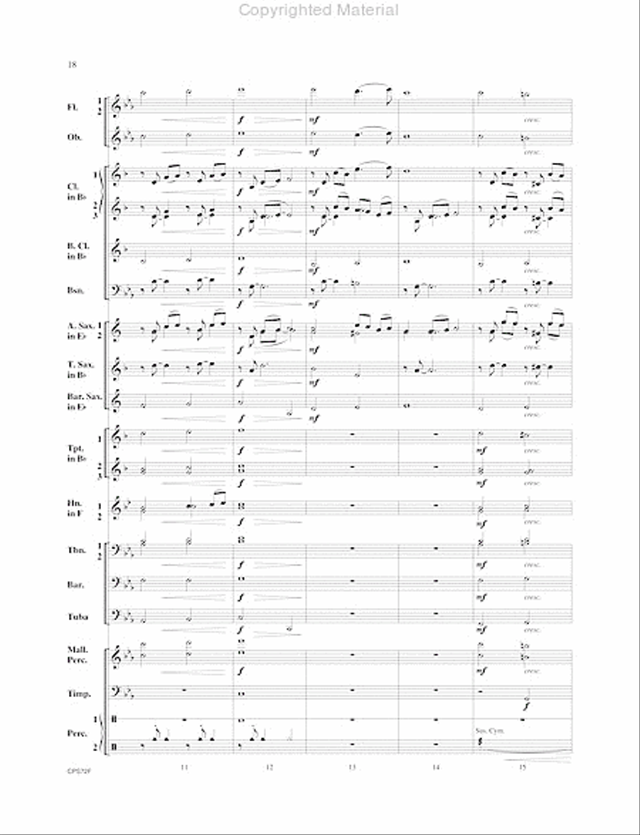 Trilogy Trilogy Concert Band scores gallery preview page 19