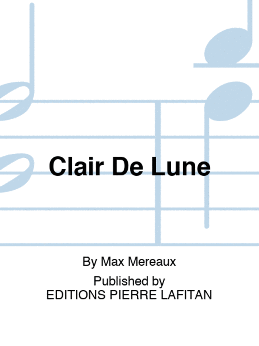 Clair De Lune Piano Accompaniment scores gallery preview page 1