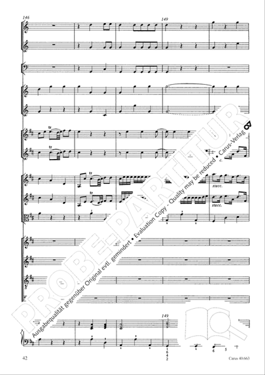 Mass in D minor (Missa in d) ATB scores gallery preview page 58