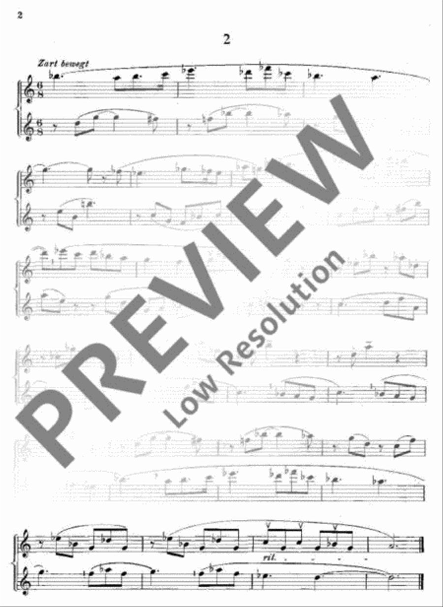 Reihe kleiner Duette Alto Recorder scores gallery preview page 7