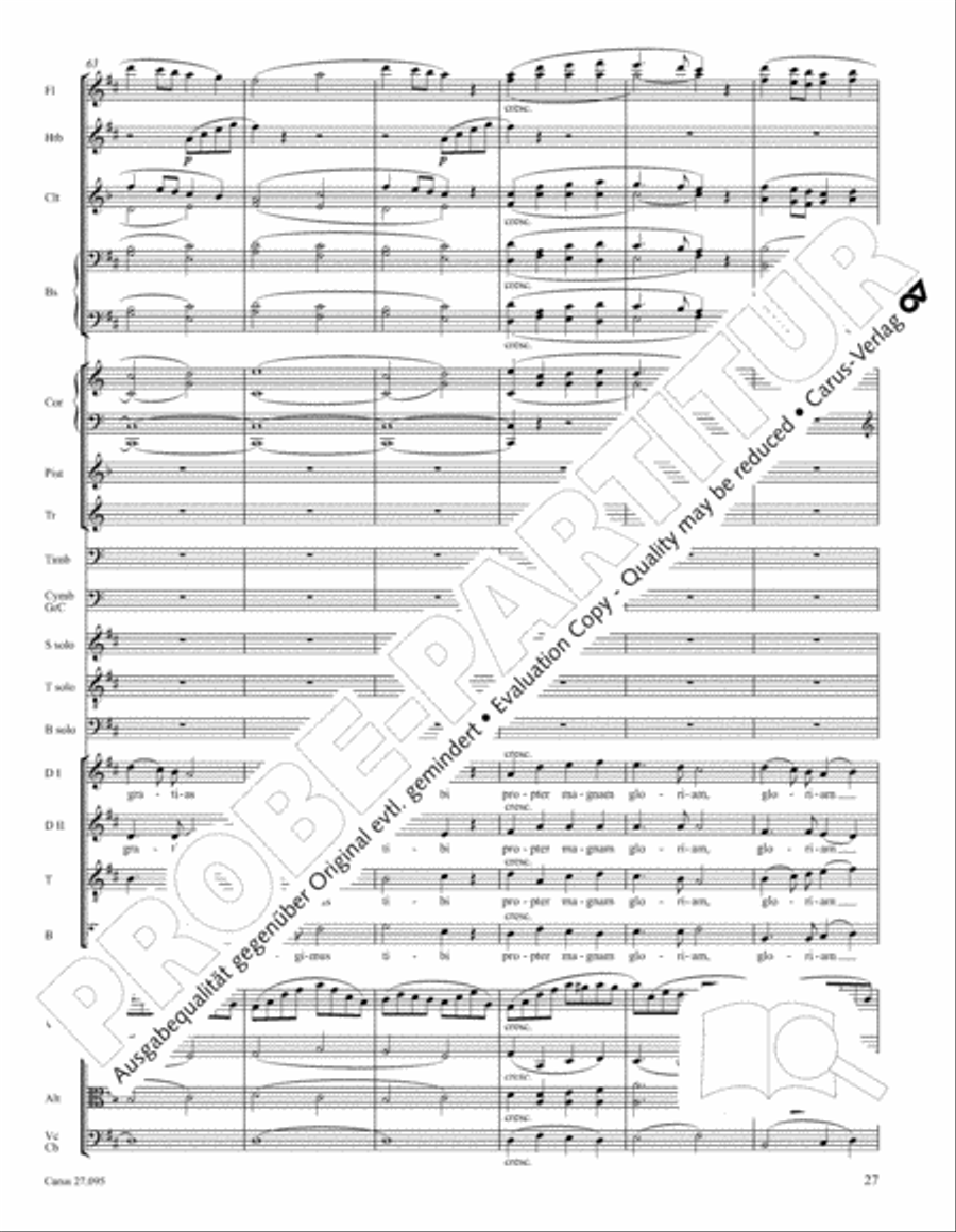 Messe solennelle de sainte Cecile STB scores gallery preview page 40