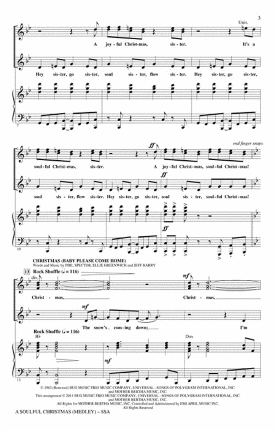A Soulful Christmas Choir scores gallery preview page 3