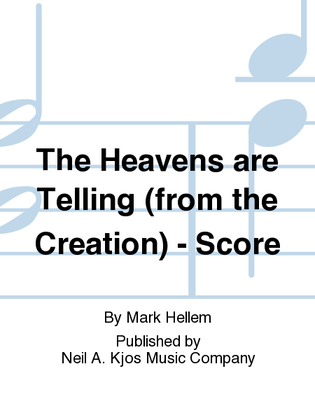 The Heavens are Telling (from the Creation) - Score