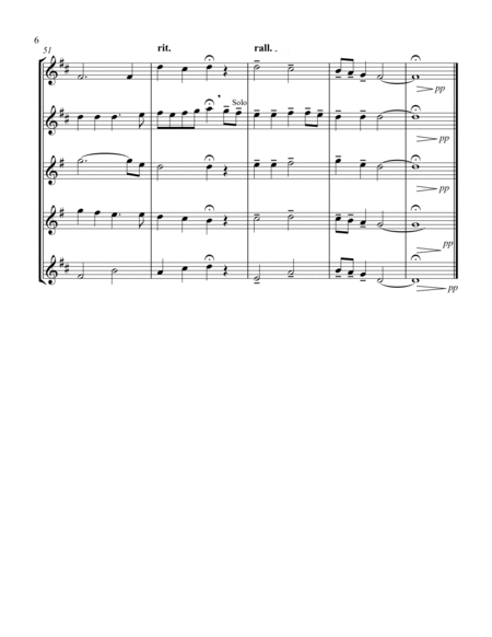 Simple Gifts ('Tis the Gift to Be Simple) (F) (Saxophone Quintet - 2 Alto, 2 Tenor, 1 Bari) (Alto le
