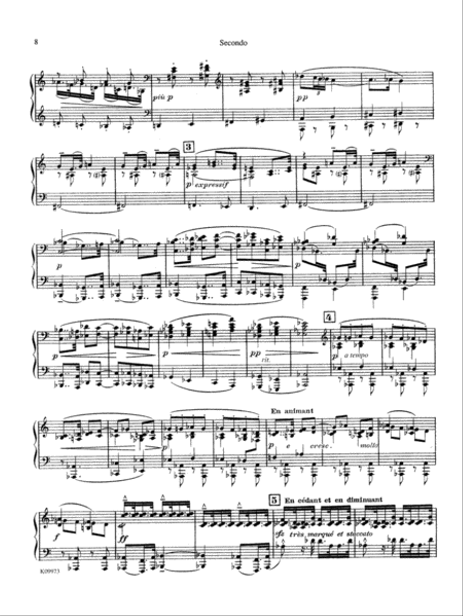 Debussy: Images (Volume I) (Transcr. Caplet) Piano Duet scores gallery preview page 5