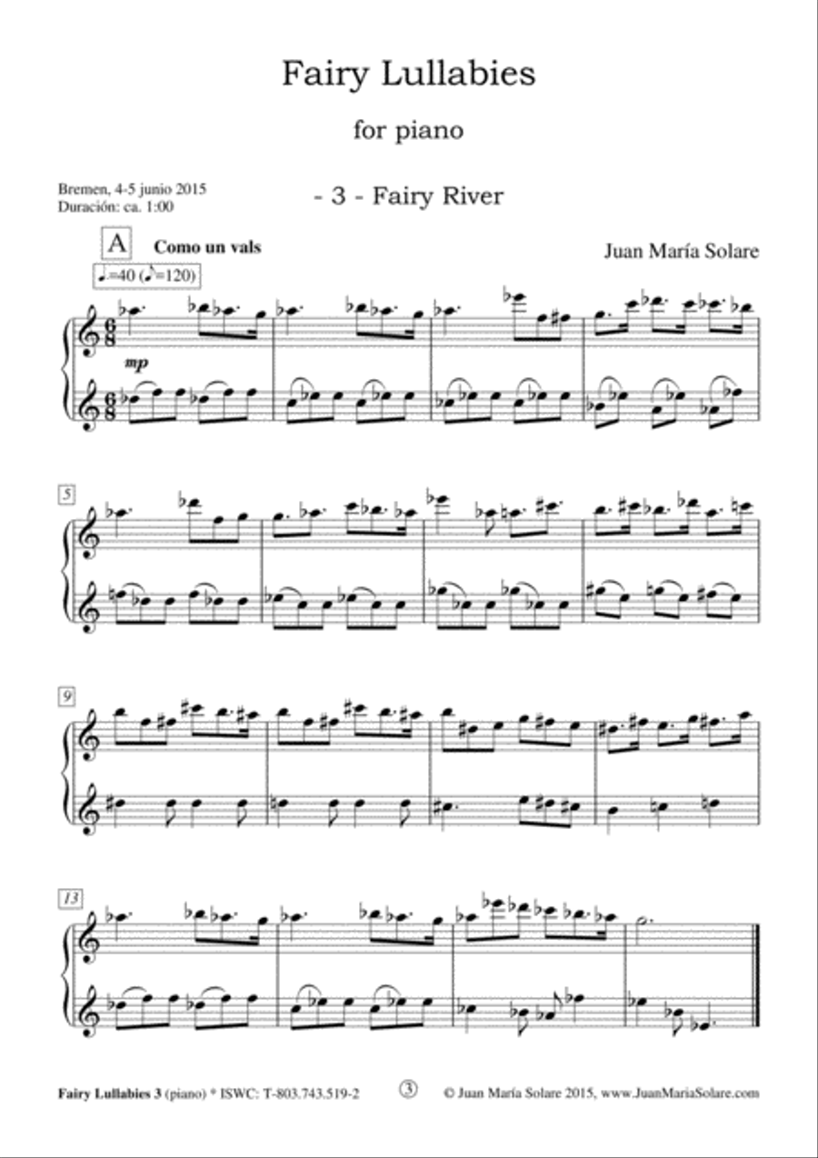 Fairy Lullabies [7 piano pieces] Piano Method scores gallery preview page 4