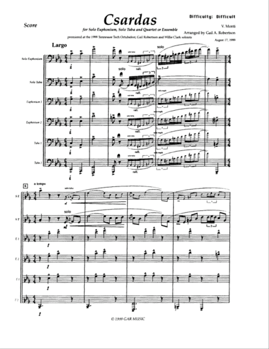 Csardas EETT scores gallery preview page 2