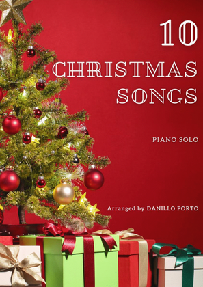 Book cover for 10 Christmas Songs - Piano Solo