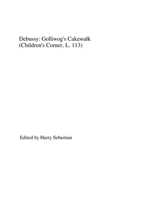Debussy: Golliwog's Cakewalk