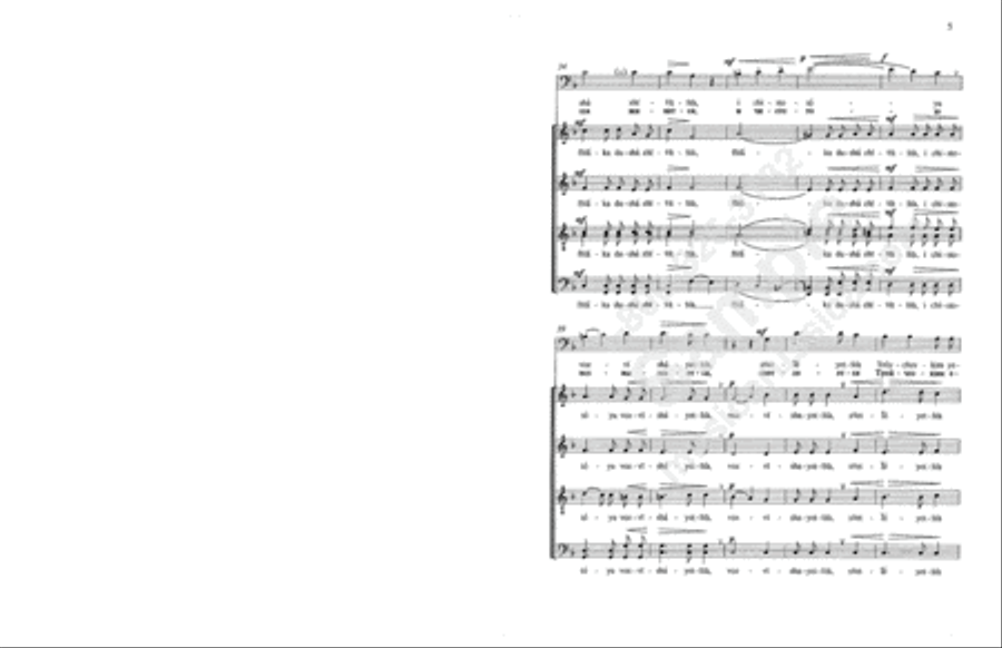 From My Youth 4-Part scores gallery preview page 6
