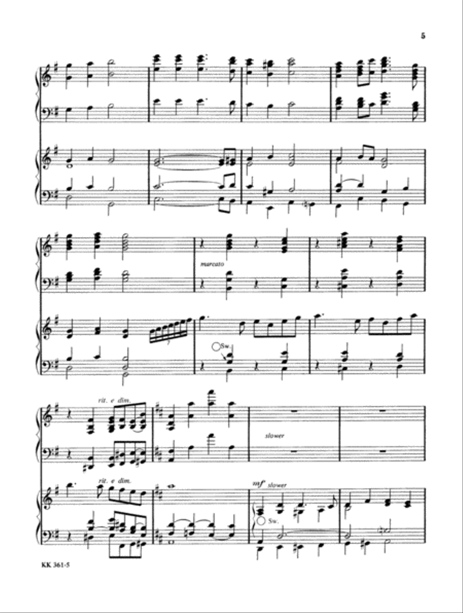 Festival Of Carols For Organ and Piano Vol 2 Organ scores gallery preview page 5