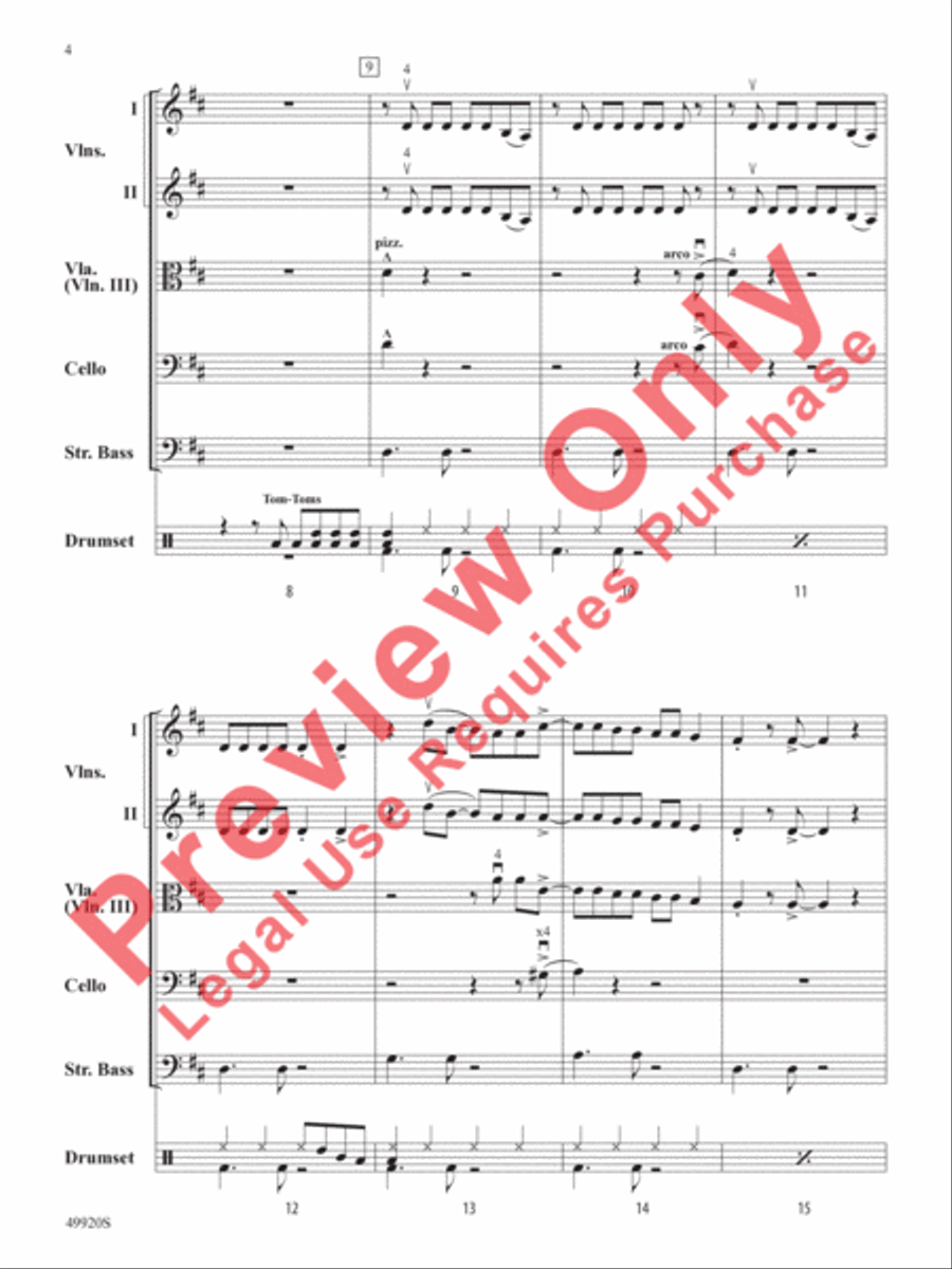 Made You Look String Orchestra scores gallery preview page 5