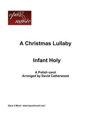 Book cover for Christmas Lullaby - Infant Holy, Infant Lowly - Polish carol arranged for SATB by David Catherwood