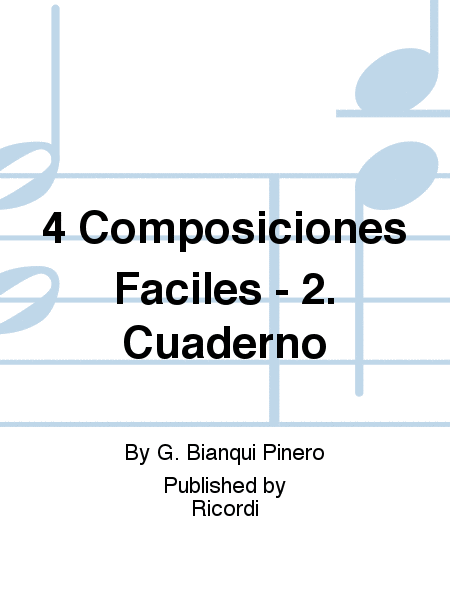 4 Composiciones Faciles - 2. Cuaderno