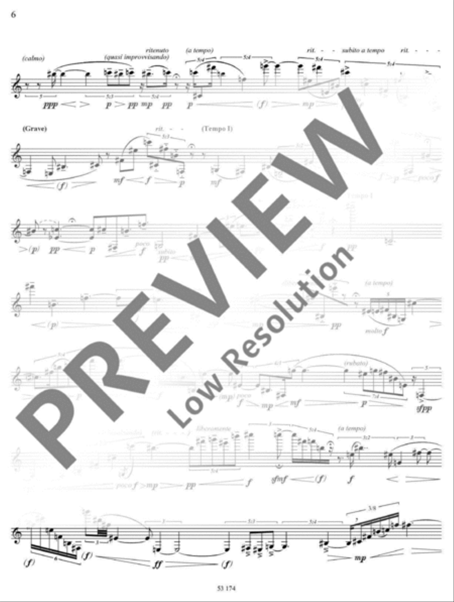 Rechant B-Flat Clarinet scores gallery preview page 7