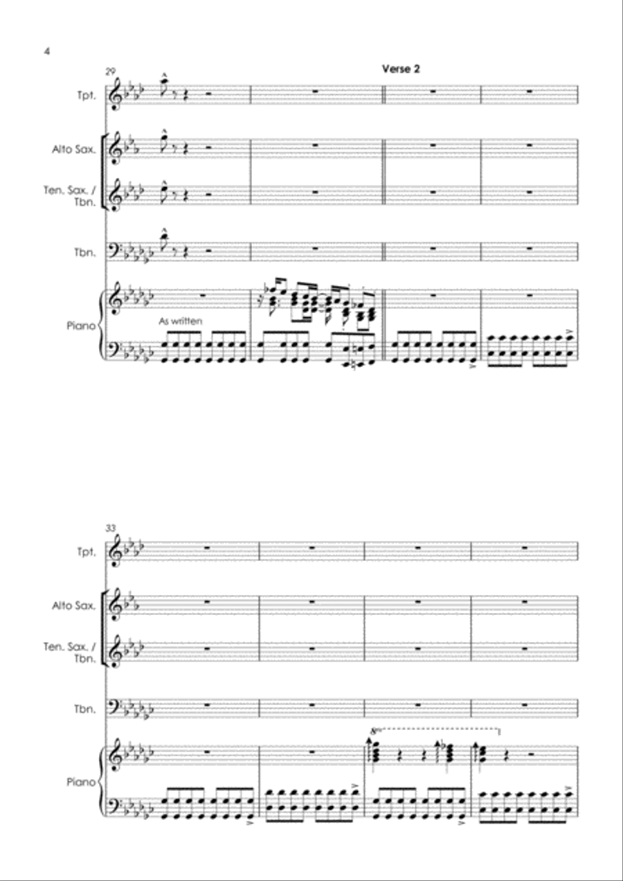 Nine To Five Tenor Saxophone scores gallery preview page 6