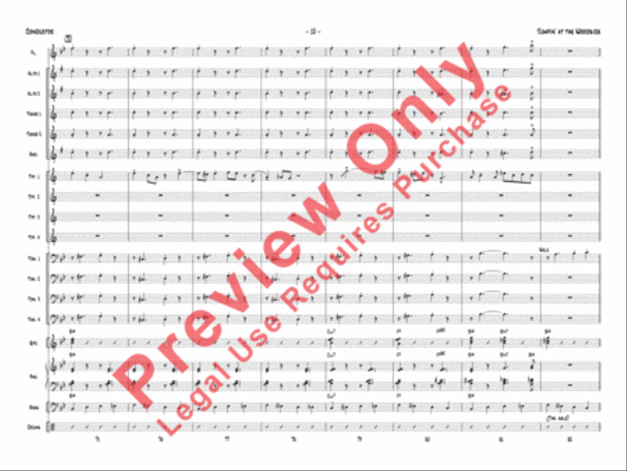 Jumpin' at the Woodside Jazz Ensemble scores gallery preview page 14