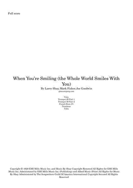 When You're Smiling (the Whole World Smiles With You) image number null