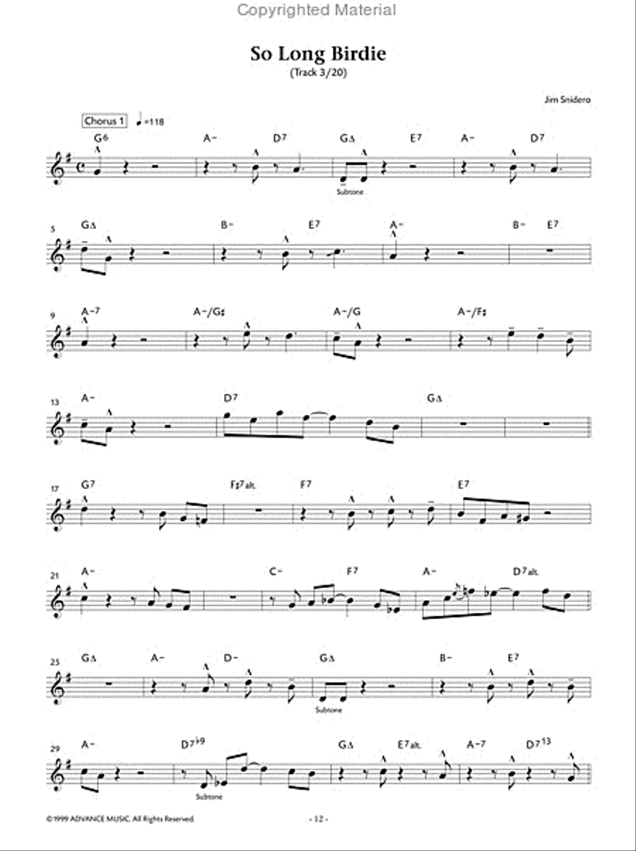 Easy Jazz Conception Tenor Saxophone Tenor Saxophone scores gallery preview page 4