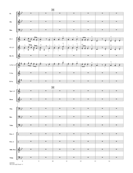 The Lost Lady Found (from "Lincolnshire Posy") - Full Score