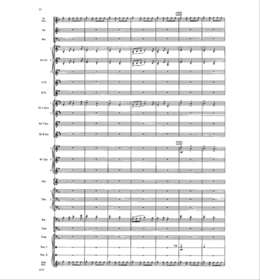 West Highlands Sojourn Concert Band scores gallery preview page 23