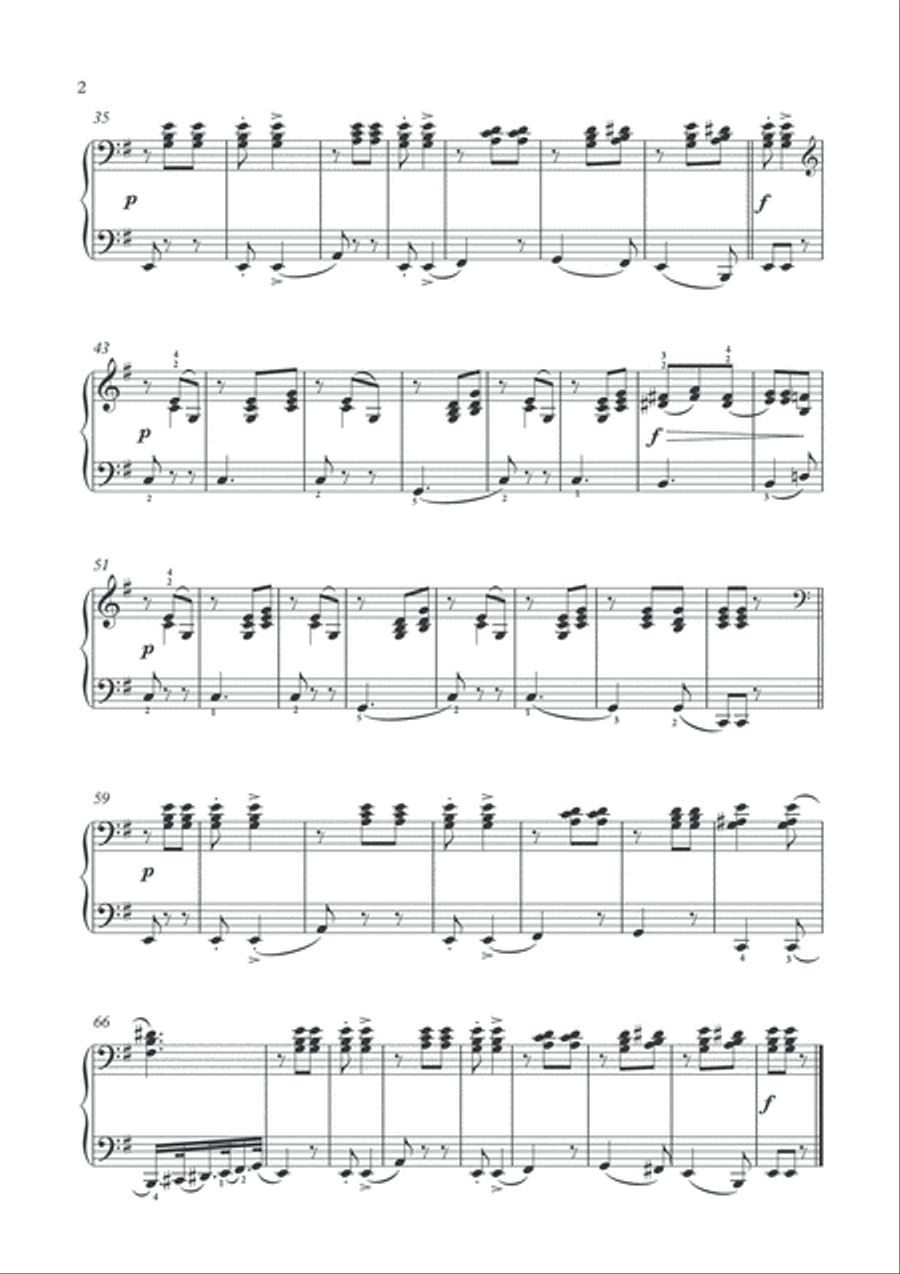 Piano duets 4 hands by Terschak and Hiller 1 Piano, 4-Hands scores gallery preview page 5
