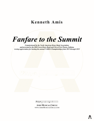 Fanfare to the Summit - STUDY SCORE ONLY