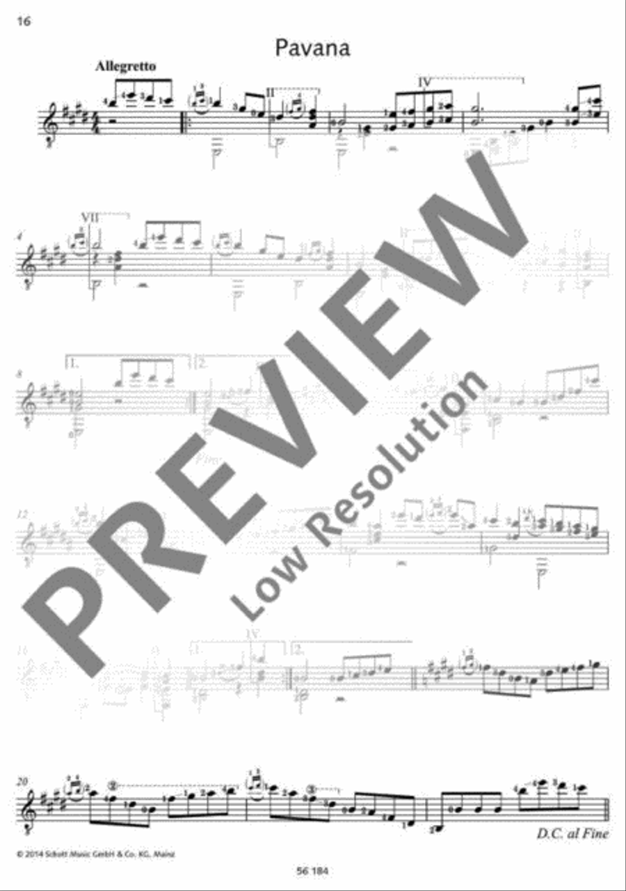 Tárrega for Guitar Classical Guitar scores gallery preview page 17