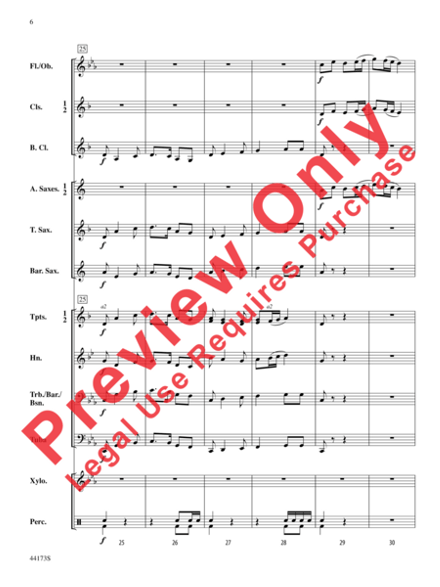 Cape Breton March Cape Breton March Concert Band scores gallery preview page 19