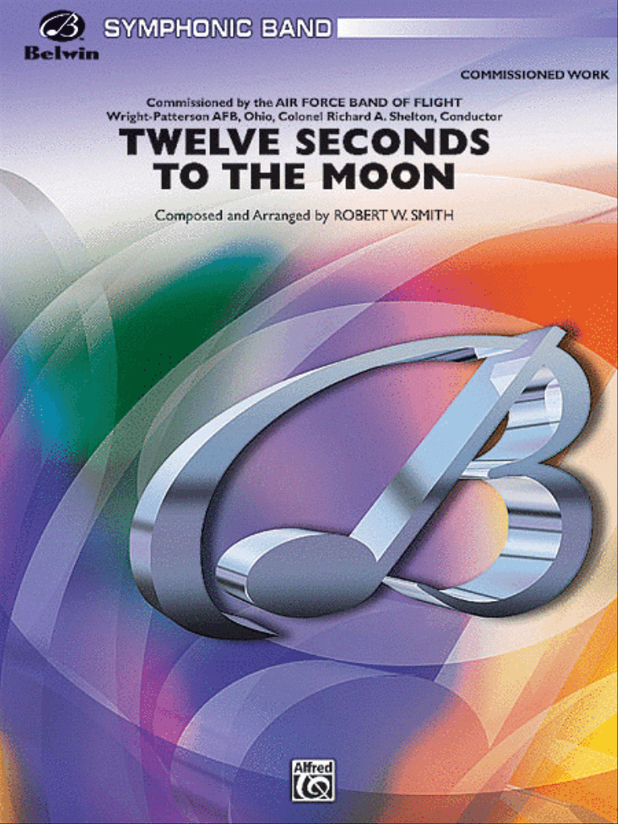 Twelve Seconds to the Moon Concert Band scores gallery preview page 1