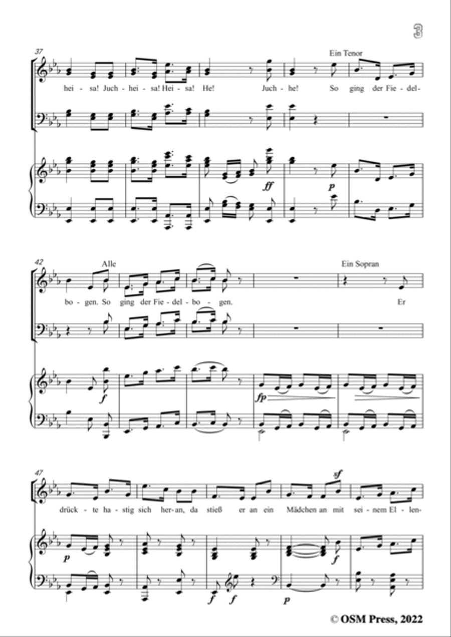 R. Wagner-Bauern unter der Linden,WWV 15 No.2,in E flat Major