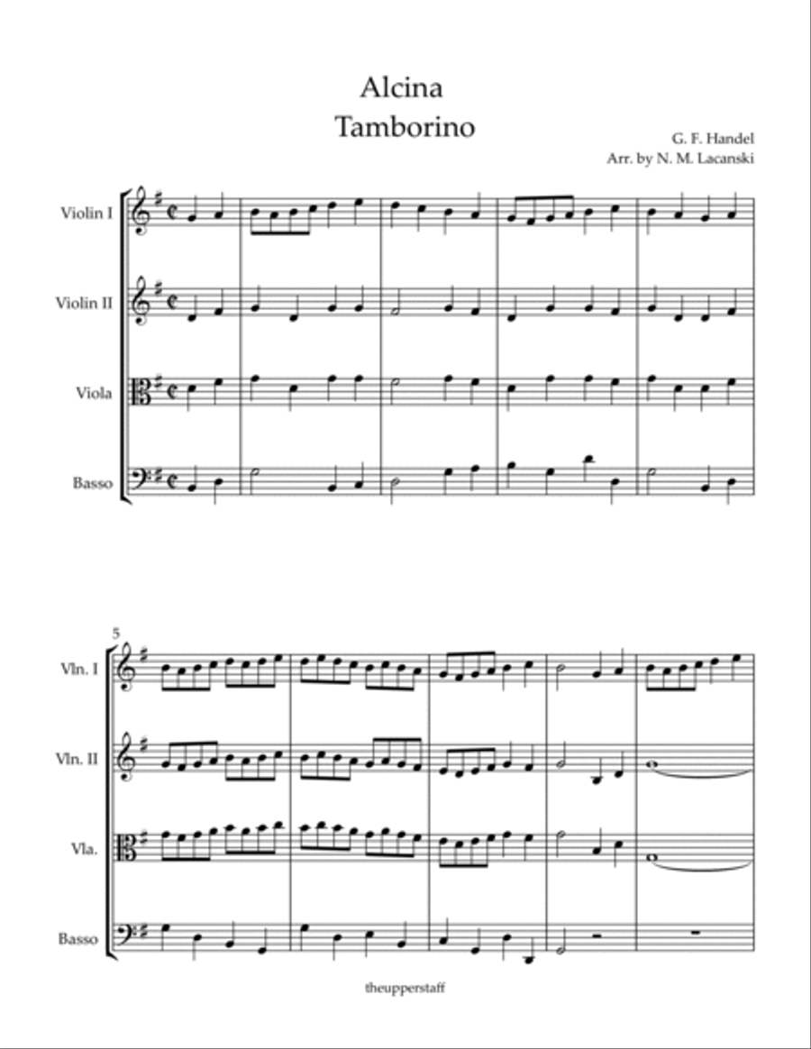 Alcina Tamborino Alcina Tamborino String Orchestra scores gallery preview page 2