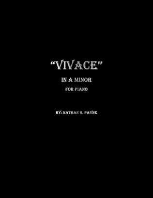 "Vivace" in A Minor for Piano