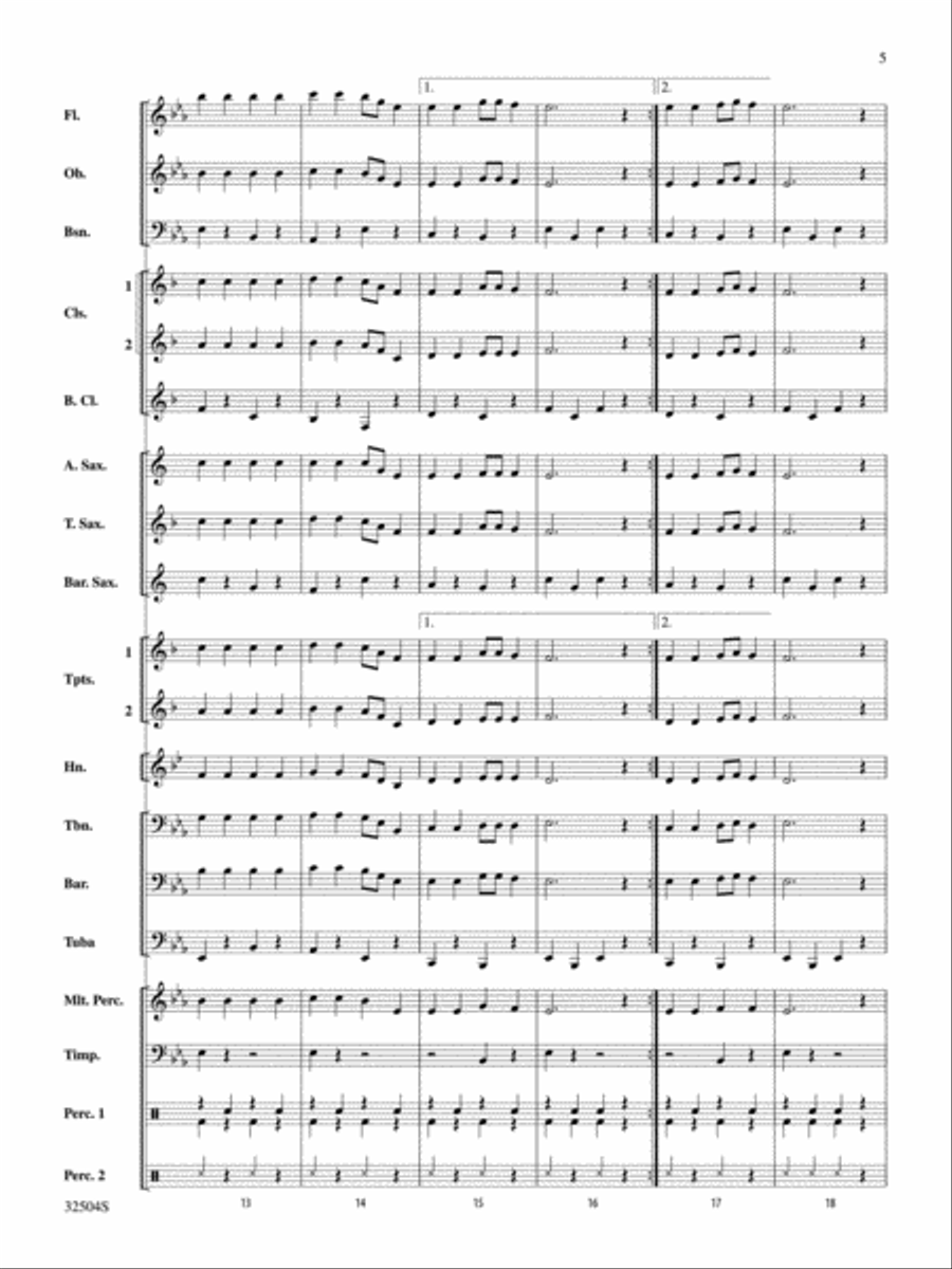Rocky Top Concert Band scores gallery preview page 4