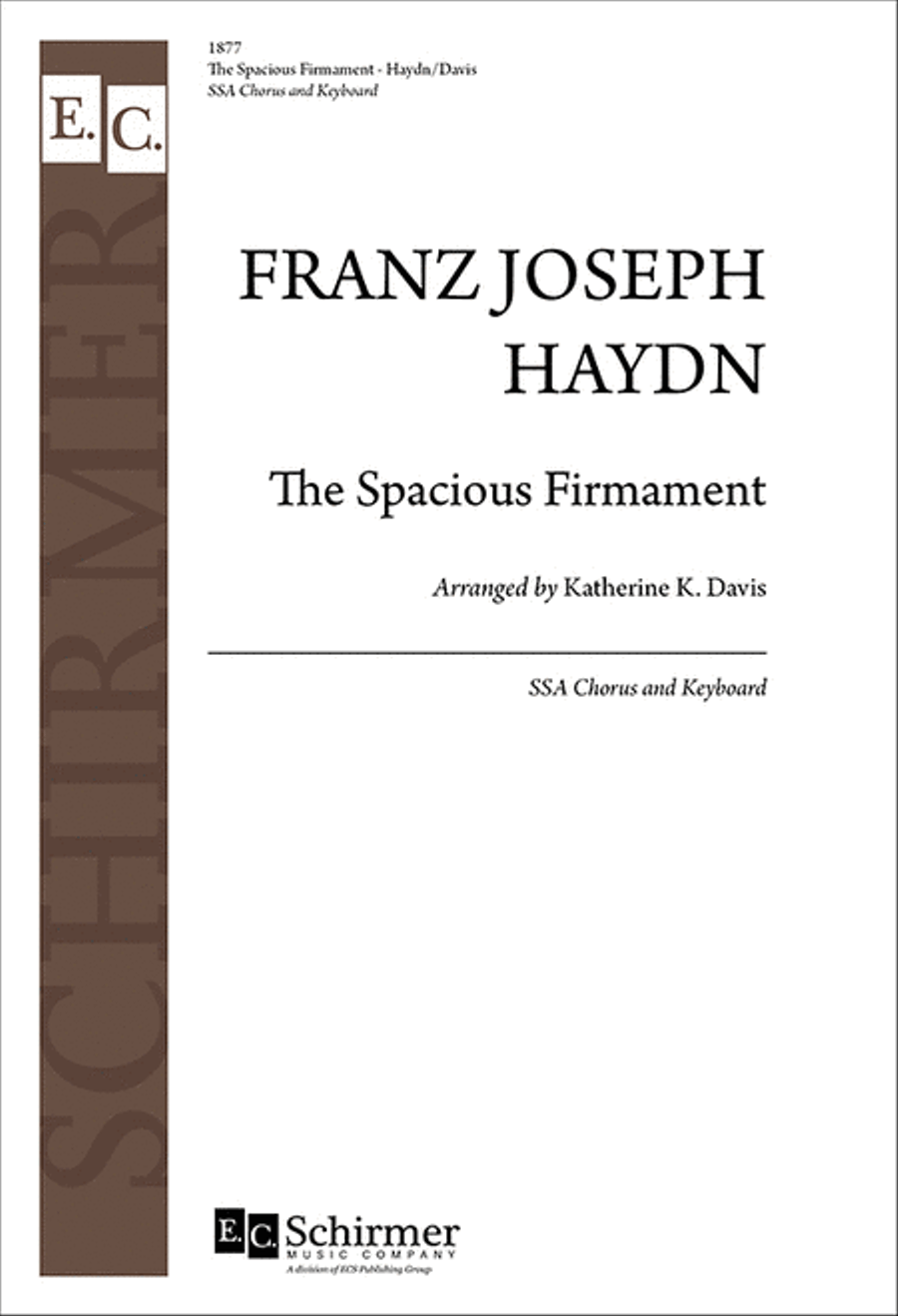 The Creation: The Spacious Firmament (Psalms 19:1-6) SSA scores gallery preview page 1